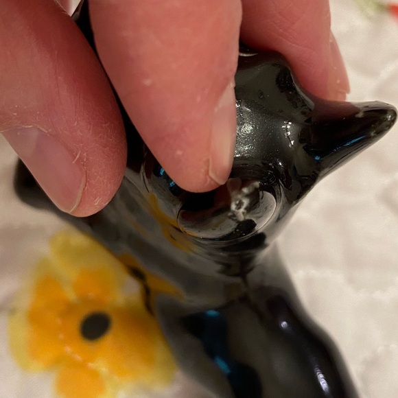 Vintage Scotty Dog Black Porcelain Ceramic Figurine Adorable 4” 🐾 - Picture 9 of 10